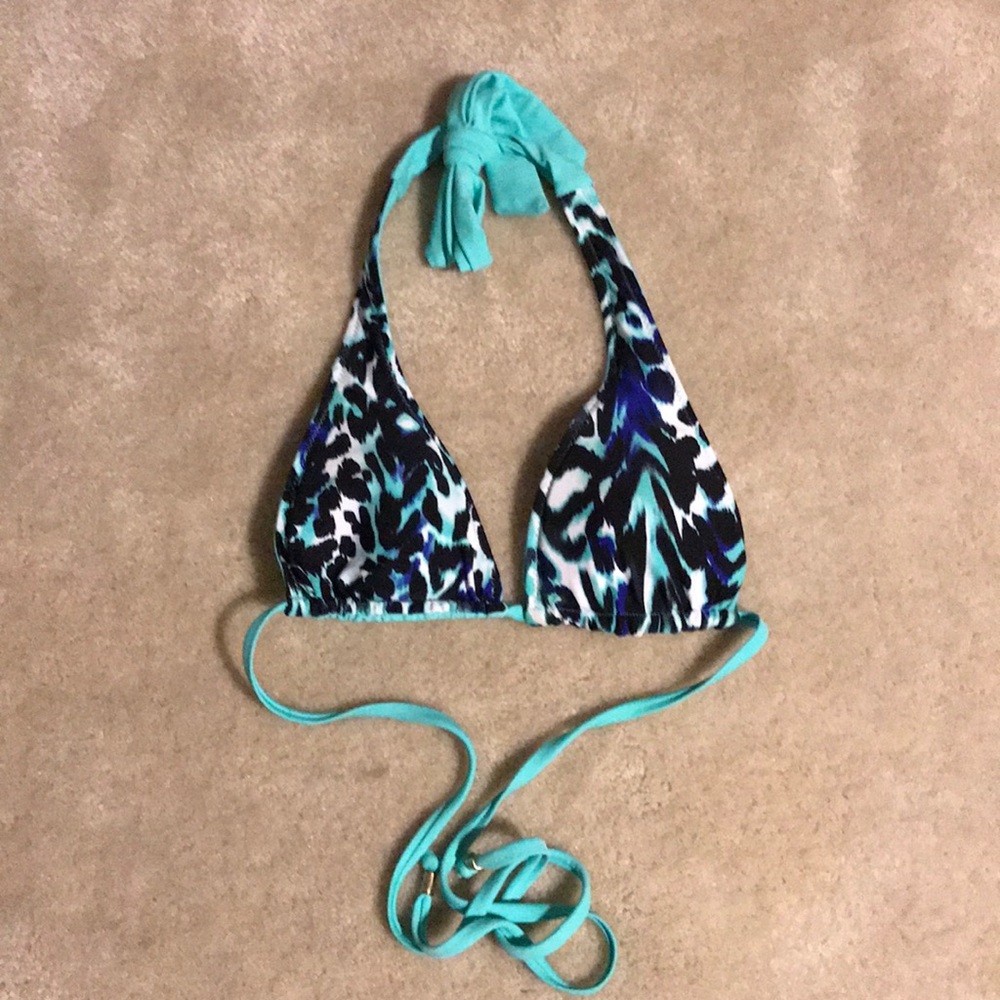 NWT Rampage leopard print bikini top